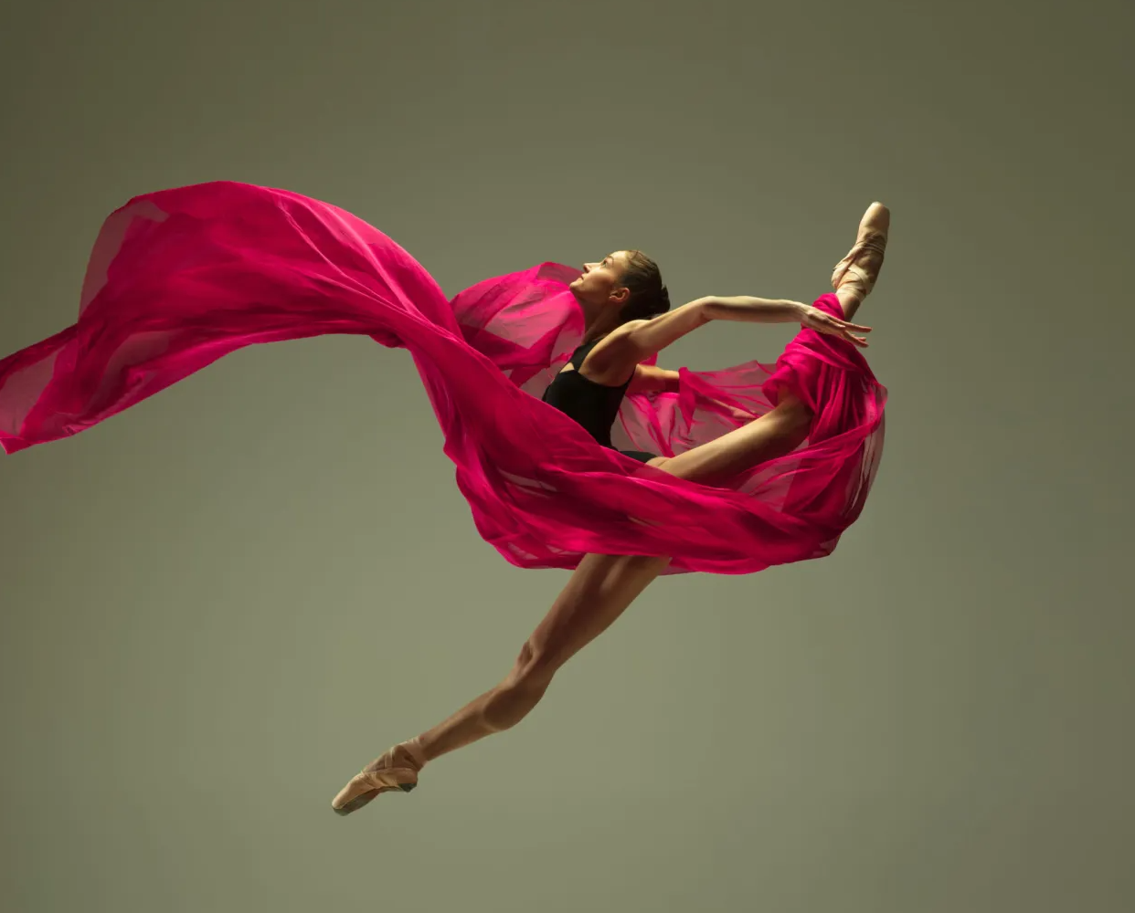 Abstract image of a dancer in motion